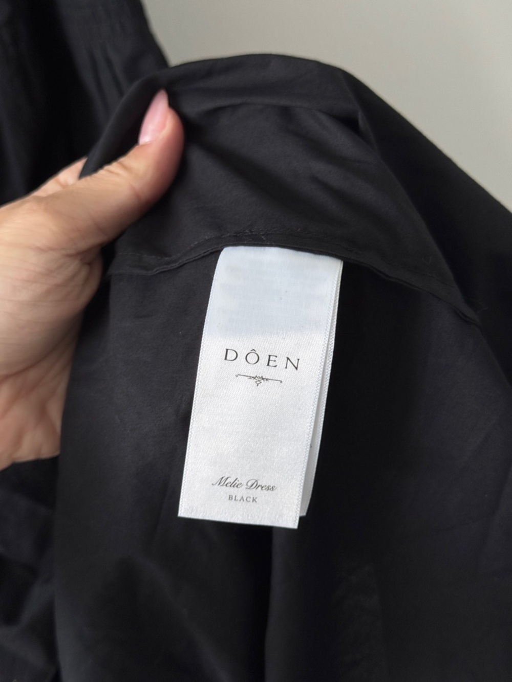 DÔEN Melie Dress in Black M - Picture 4 of 5